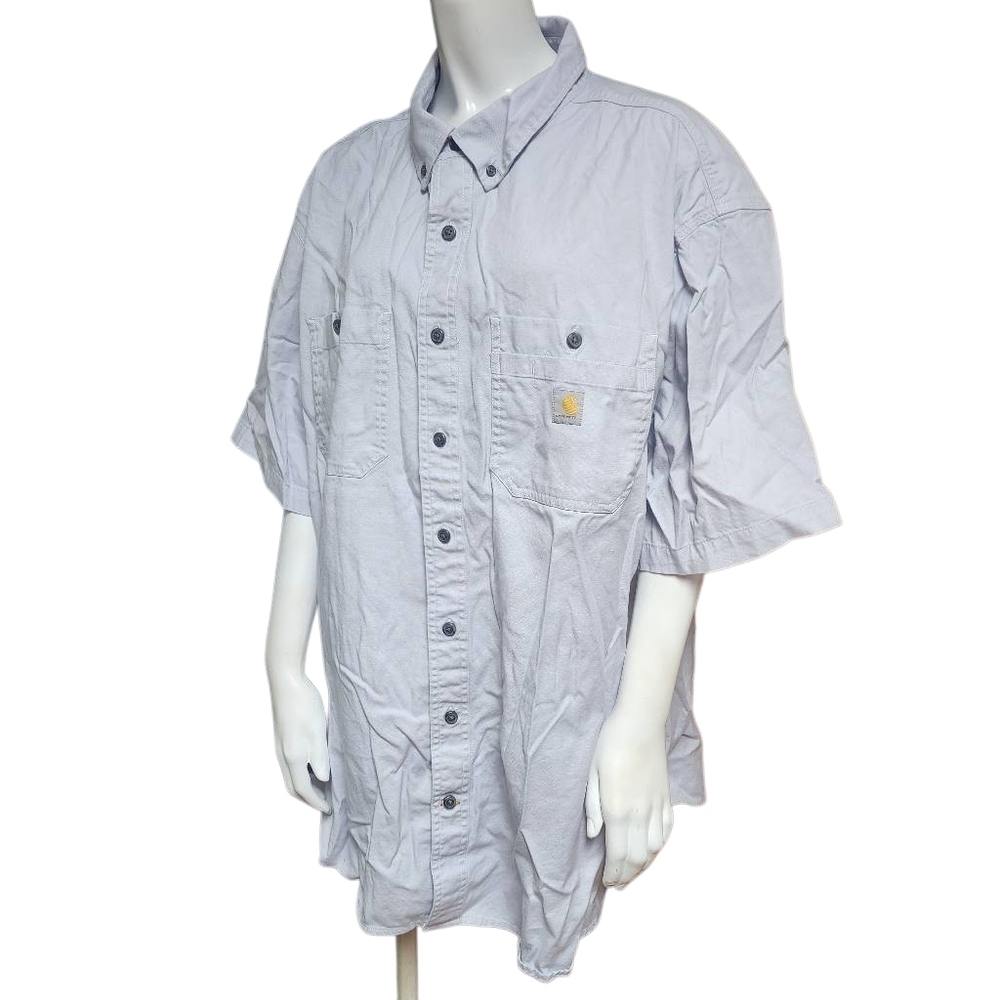 Carhartt Rugged Flex Relaxed Fit Short Sleeve Button Down Shirt (2XL Tall)